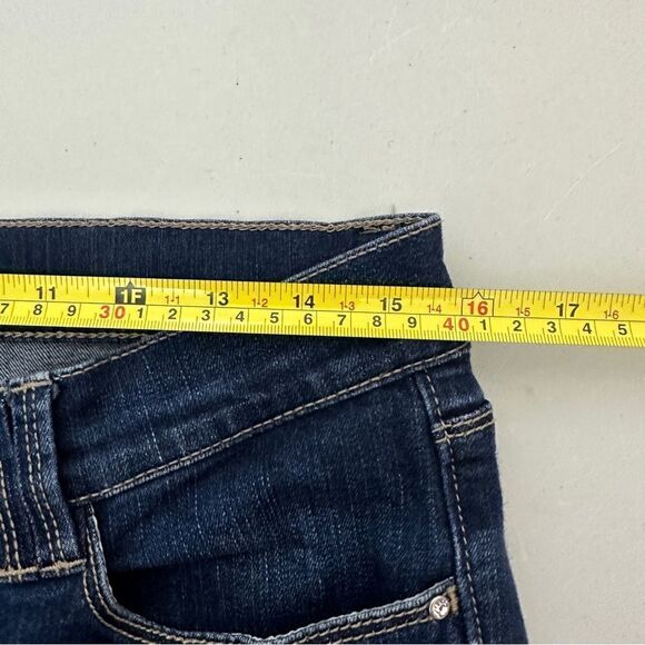 White House Black Market Jeans Crop Blanc Women's Size 10 - Picture 8 of 9